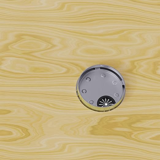 Desk Grommet 3-1/8 Inch 80mm, Zinc Alloy Computer Desk Wire Hole Cover, Office Desktop Cord Cable Hole Metal Ring, Silver Tone