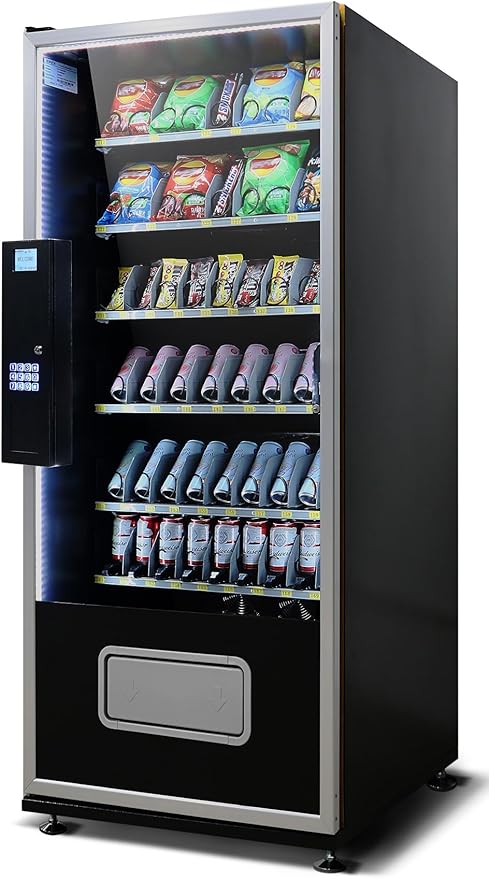 Generic G654W Cashless Large Refrigerated Combo Vending Machine with Nayax VPOS Touch Card Reader