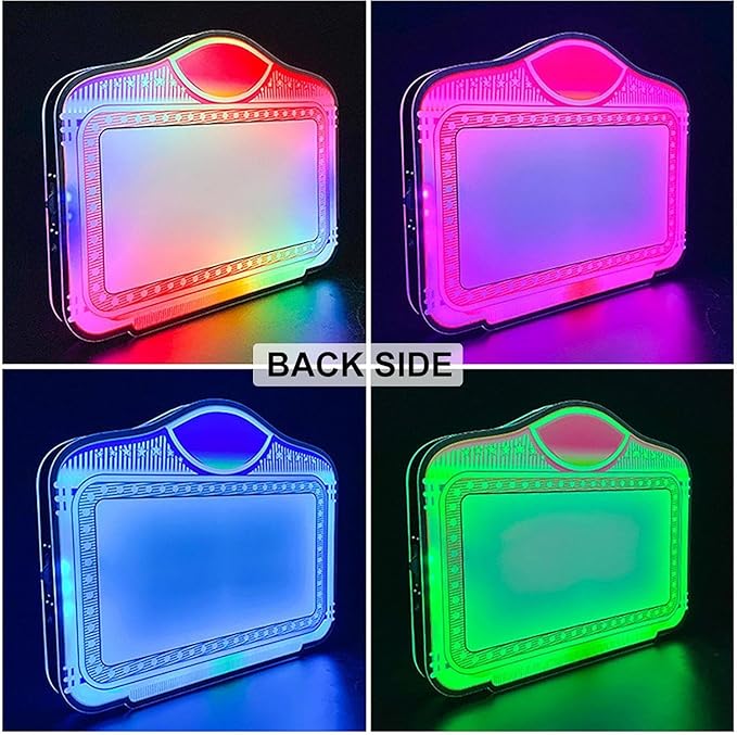 LED Letter Bottle Presenter, VIP Bottle Service Sign Color Display Lights with APP Programmable Scroll Play, Hand Holding Light Box Sign for Party, Bar & Night Club (Programmable)