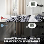 BGment Blackout Curtains - Grommet Thermal Insulated Room Darkening Bedroom and Living Room Curtains, Set of 2 Panels (46 x 84 Inch, Champagne)
