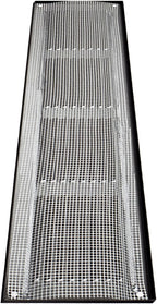 Repa Market Air Vent Cover 16x4 Inch (Outer Dimensions) Anthracite Galvanized Steel Louvered Grill Cover with Mesh Screen/Wall or Ceiling Vent/HVAC Register for Indoor and Outdoor Ventilation