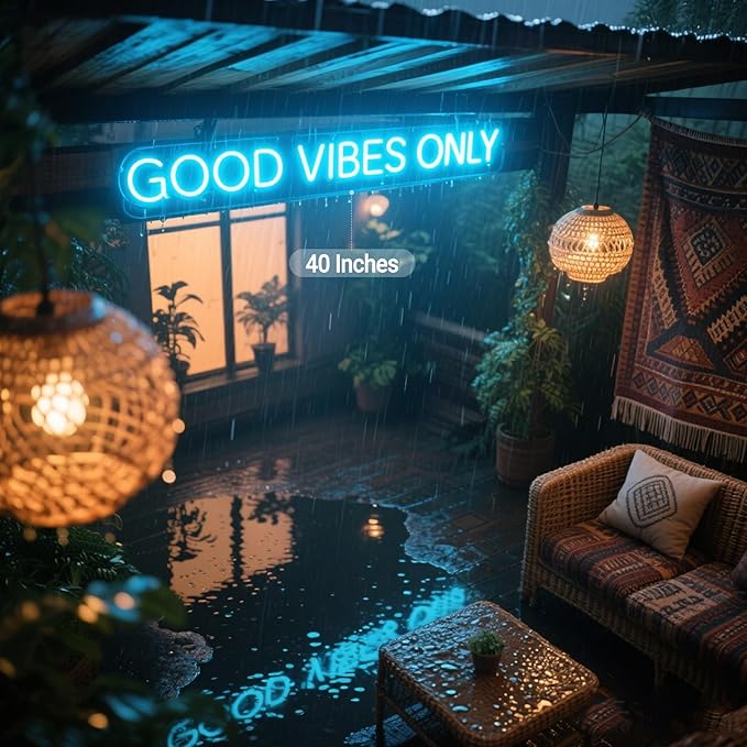 Large Outdoor Neon Signs Waterproof Ip67, Custom Outdoor Led Signs Waterproof LED Light for Patio, Backyard, Pool, Business, Beach, Bar, Wedding, Customizable Outdoor Waterproof Light Up