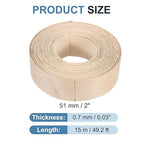 PATIKIL Maple Edge Banding, 2 Inch x 49.2 ft Wood Veneer Tape Pre-glued Flexible Plywood Edge Banding with Hot Melt Adhesive for Furniture Restoration