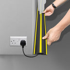 6.5 ft Cord Covers for Wires on Floor, Heavy Duty PVC Duct Floor Cord Cover, Floor Cable Cover Easy to Unroll Prevent Trip Hazard for Home Office or Outdoor Settings