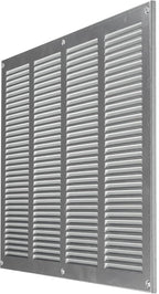 Repa Market Air Vent Cover 16x12 Inch (Outer Dimensions) Galvanized Steel Louvered Grill Cover with Mesh Screen/Wall or Ceiling Vent/HVAC Register for Indoor and Outdoor Ventilation
