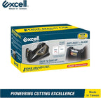 Excell EX-11425WH Premium Dualcore Desktop Tape Dispenser (1" + 3" core) with Sand Weighted Base, White Desk Tape Dispensers Use for Office, Gift Store and Wrapping Purpose