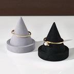 Oirlv Microfiber Single Bracelet Display Stand Professional Jewelry Stand for Bangle Bracelet Watch (Light Grey,Microfiber)