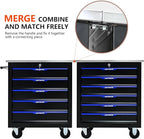 6 Drawers Rolling Tool Box on Wheels, Multifunctional Tool Chest Cabinet with Lock, Drawers Rolling Tool Cart Trolley Organizer Tool Storage Case for Garage,Warehouse - DIY Interconnectable