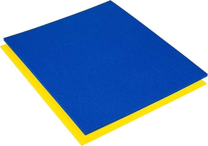 5S Tool Box Shadow Foam Organizers (2 Color) FITS Craftsman Model# 112225 TOP Box (10.75" x 18.125", Blue Top/Yellow Bottom)…