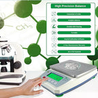 TREE HRB-XG 3101 High Resolution Balance, 3100 G X 0.1 G Accurate Digital Precision Industrial Scientific Commercial Pharmacy Chemical Fine Powder Jewelry Electronic Balance