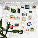 2 Pack Fish Net Decorations - 80x40 Inch Beige Fishing Net Decor for Under The Sea Hawaiian Beach Themed Party, 3mm Natural Cotton Versatile Nautical Netting for Wall Table Ceiling Halloween Decor
