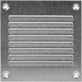 Repa Market 4x4 Inch Air Vent Cover/Galvanized Steel Louvered Grill Cover with Mesh Screen/Wall or Ceiling Vent/Durable Flush Mount HVAC Register for Indoor and Outdoor Ventilation