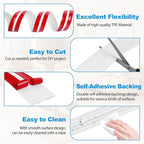 Wall Corner Protector Peel and Stick Corner Trim Molding Flexible Inside & Outside Wall Edge Guard Self Adhesive Moulding Trim for Edge Use, White, 2.3” W x 40’ L