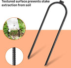 Extra-Large Heavy Rebar Trampoline Wind Stakes with Flat Welded Head,12’’x3’’x0.32’’ Trampoline Stake, Ground Anchor for Securing Trampoline, Tents, Fences, Tarps, Garden Cloth, Hoses (16)