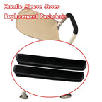 2 Pack 13.38 * 5.51in Armrest Handle Cover,Universal Handle Sleeve Cover Replacement Pushchair Handle Cover Accessory Elastic Dust Proof Protector Sleeve for Pushchair Pram(Black)