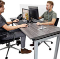 OBEX Acrylic Free Standing Screen, Divider for Desk Privacy Home & Office Partitions for Table Top Workstation, Portable Cubicle Panel for Work, 18" x 60", Clear