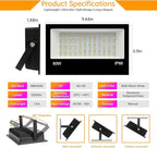 LED Flood Light Outdoor 80W, 800W Equivalent 8000LM Color Changing Stage Spotlight with APP Control, DIY Scenes - Timing - Warm White 2700K - Smart RGB Landscape Uplight, 43 Modes, IP66 Waterproof
