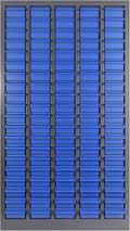 100 Drawers Alloy Steel Nut and Bolt Organizer, Parts Cabinet with Adjustable Shelves and Label Stickers, Bolt Organizer for Nuts Bolts Parts Screws Small Items (100 Drawers)