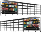 PrimeZone 5 Tier 80.7" H x 55.5" W x 24" D Wire Shelving with Wheels 3000lbs NSF Certified Storage Shelves Heavy Duty Metal Shelf Adjustable Rolling Rack Commercial Garage Restaurant Warehouse 8Pack