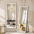 Kosmonia 71x24 Full Length Mirror, Dimmable 3 Color LED Light w/Light Memory, Distortion Free Silver Coating Mirror, HD Reflection &Anti Desilvering,Tempered Glass &Shatter Proof Film Doubles Safety