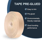 PATIKIL Red Oak Edge Banding, 3 Inch x 250 ft Wood Veneer Tape Pre-glued Flexible Plywood Edge Banding with Hot Melt Adhesive for Furniture Restoration