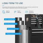 8-Drawers Large Tool Chest, 2-in-1 Detachable Garage Rolling Tool Box Metal Tool Storage Cabinet Removable Lockable Tool Cart with Wheels and Drawers