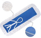 3 Pack 24 Inch Industrial Cotton Dust Mop Head Refill, Dust Mop Replacement Head for Commercial & Home Use, Heavy Duty Replacement for Office & Industrial Use, Machine Washable (3PC-24 inch)