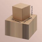 Edenseelake 40 Pack 6x6x6 inches Shipping Boxes Small Cardboard Boxes for Packing, Moving, Mailing, Brown