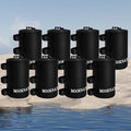 Canopy Water Weights,8 Packs 176LBS Heavy Duty Tent Water Weights Bag for Pop Up Canopy,Canopies,Tent,Gazebo,Black