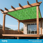 Patio Paradise 58"x768"-1Pc Faux Ivy Fence Privacy Screen Artificial Greenery Wall Backdrop,Fake Grass Wall Panels for Outside Apartment Balcony,Vine Leaf Decor for Outdoor Patio Chain Link