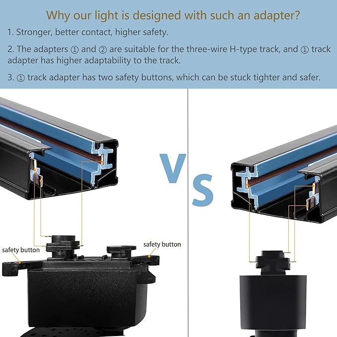 Ultra-Bright Black H Type Track Lighting Kit 3000K Warm White, 12 Heads 20W 2400lm with 13.1FT Track Rails, Dimmable Plug in LED Track Lights Modern Indoor Spotlight Fixture