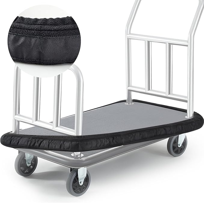 Bellman Cart Bumper Guard and Wall Protector Hotel Luggage Cart Bumper Collision Protector Cover for Airport & Travel Accessory Indoor & Outdoor Use(Large)