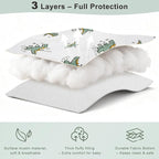 Muslin Shopping Cart Cover for Baby Soft & Breathable High Chair Covers for Restaurant Seat Grocery Cart Cover with Storage Pocket Machine Washable for Infant Toddler Boy and Girl, White