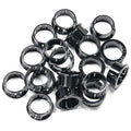 20 pcs Black Snap Bushing 7/8" (22 mm) Mounting Diameter, Plastic Cable Hole Grommets for Wiring, Round Nylon Snap in Locking Electrical Wire Cord Hose Tubing Bushings Grommets Protectors
