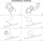 Hardwired Adjustable Lighting Matte Black Modern LED Picture Lights for Paintings 15.7'' Inch Long Swing Arm Metal Art Lights Warm White 3000K