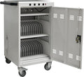 Laptop Charging Cart,35 Devices Tablet Storage Carts for pad Up to 16.3" Screen Size, Classroom Computer Mobile Charging Station for Pads, Chromebooks,Laptops, Security Storage(31+4 Bay-White)
