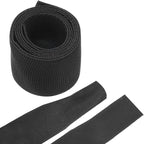 MECCANIXITY Braided Cable Sleeves Heat Shrinkable Fabric Sleeving, 1 3/8" 3ft Black 2:1 Ratio Heat Shrinkable Cord Protector for Harness Cable, Network Cable Protection, Cable Management