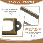 PATIKIL 60x24mm Metal Label Holders, 30 PCS Label Name Card Tag Frames with Screws for Office Library File Cabinets Shelves Wood Drawers Fabric Bins, Bronze