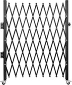 VEVOR Single Folding Security Gate Folding Door Gate 75" W x 51.57" H Scissor Gate