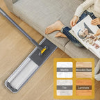 MASTERTOP 36" Professional Industrial Dust Mop for Floor Cleaning, Heavy Duty Wet & Dry Commercial Mop,Large Flat Floor Mops with Telescopic 62'' Long Handle,Dust Broom for Hardwood,Tiles,Office