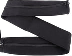 2PCS 48-Inch Trolling Motor Cable Sleeve,Zippered Rigging Sleeve,Made of Neoprene Thick Trolling Motor Sleeve,Great for Cover Wire and Extension Cords, Organized Cable Management (Black)