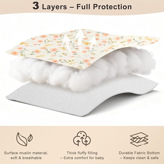 Muslin Shopping Cart Cover for Baby Soft & Breathable High Chair Covers for Restaurant Seat Grocery Cart Cover with Storage Pocket Machine Washable for Infant Toddler Boy and Girl, Beige