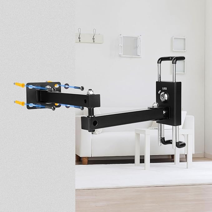 Tablet Wall Mount Bracket for 7-13 inch Tablets, Anti-Theft Adjustable Stand Holder for Exhibition Halls, Meeting Rooms, Classroom, Supermarket, etc.