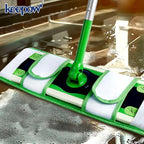 KEEPOW XL Dry Sweeping Cloths for Swiffer XL, Dry Refills for Swiffer XL Mop, Reusable Microfiber Mop Pads for Hardwood Floor, 2 Pack