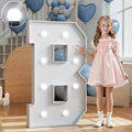Marquee Letters 3 Feet Tall Large Light Up Letters Decorations Wedding Engagement Happy birthday White Party Decorations Big Cardboard Backdrop B