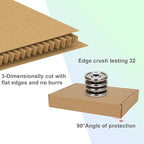 MEBRUDY 12x9x2 Inches Shipping Boxes Pack of 20, Small Corrugated Cardboard Box for Mailing Mailer Packing, Brown