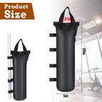 12 Pack Canopy Weight SandBags, 264 LBS Black Extra Large Heavy Duty Canopy Weights Sand Bags for Canopy Outdoor Advertising Sunshade Fixed Windproof Pop up Canopy Tent, Without Sand. ﻿