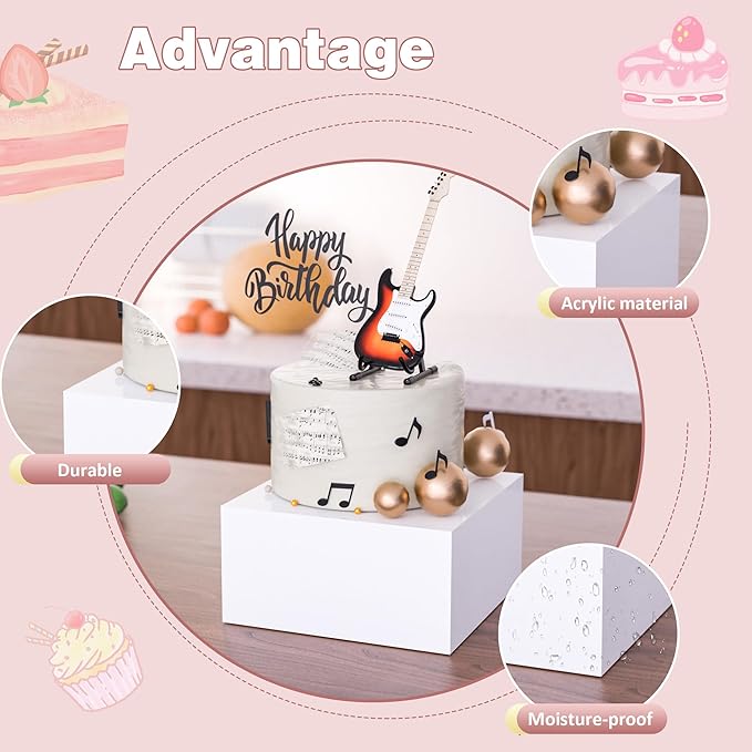 Acrylic Dessert Stand,Buffet Risers, Food Risers, Multi-Purpose Cake Stand for Parties, Weddings, Birthdays, Catering, Jewelry,Collectibles (White, 6"x7"x8")