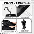 8 Pcs Black Mannequin Torso Forms, Male Female Child & Toddler Torso Hanging Mannequin Body Family Set Hollow Plastic Forms for Tshirt Display Retail Store Countertop Craft Shows Exhibitions