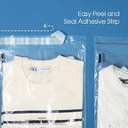 Spartan Industrial - 24" X 36" (200 Count) Self Seal Clear Poly Bags with Suffocation Warning for Packaging, Shipping - Permanent Adhesive